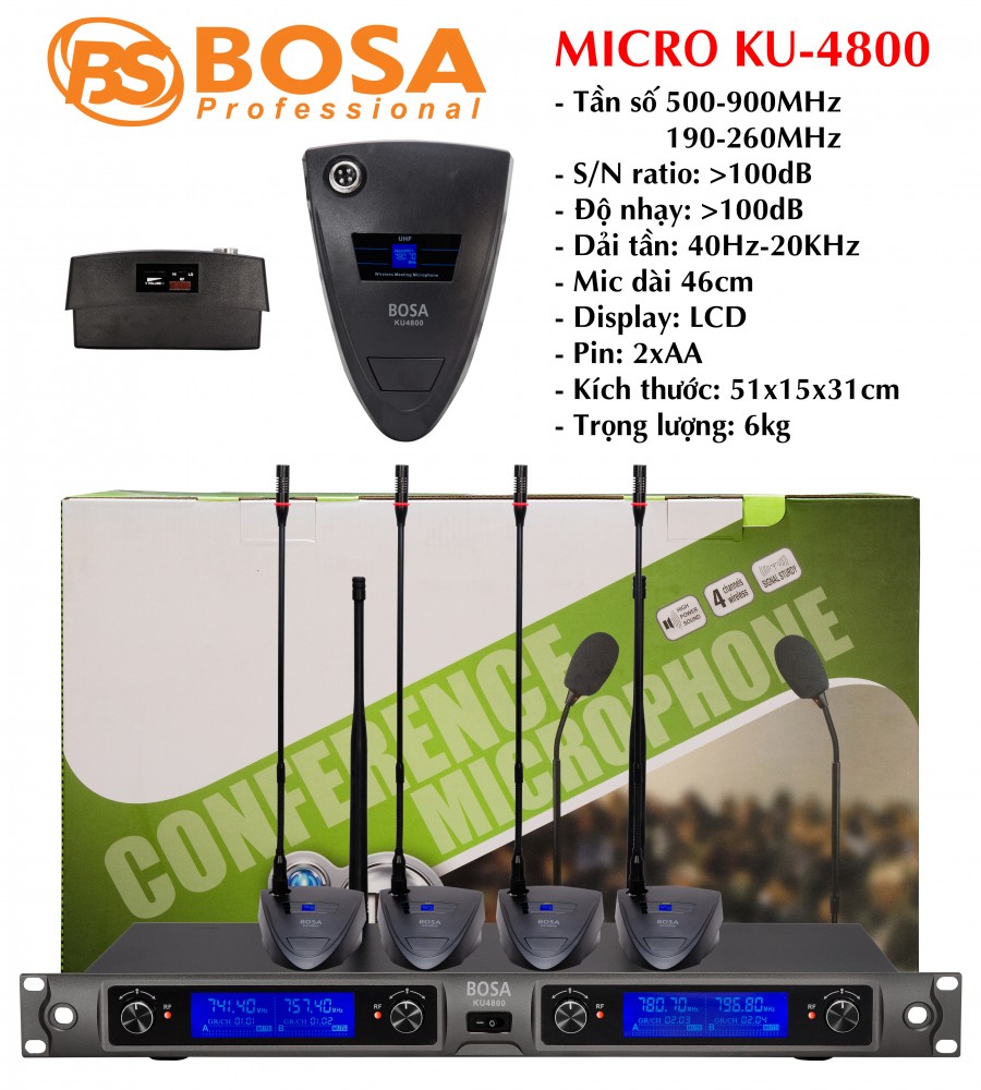 Micro Hội Nghị Bosa KU-4800