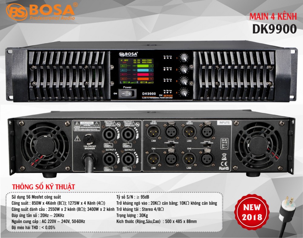 Main 4 Kênh Bosa DK-9900