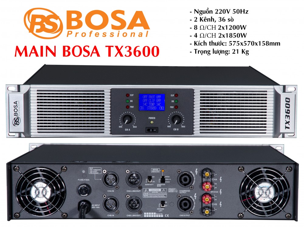 Main Bosa TX3600