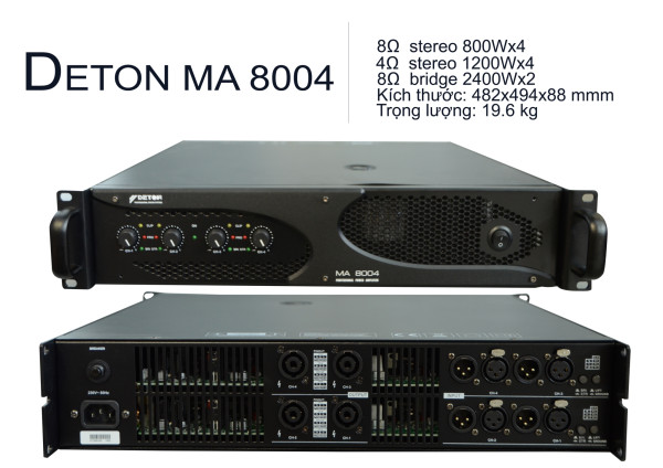 Main 4 kênh DETON MA 8004