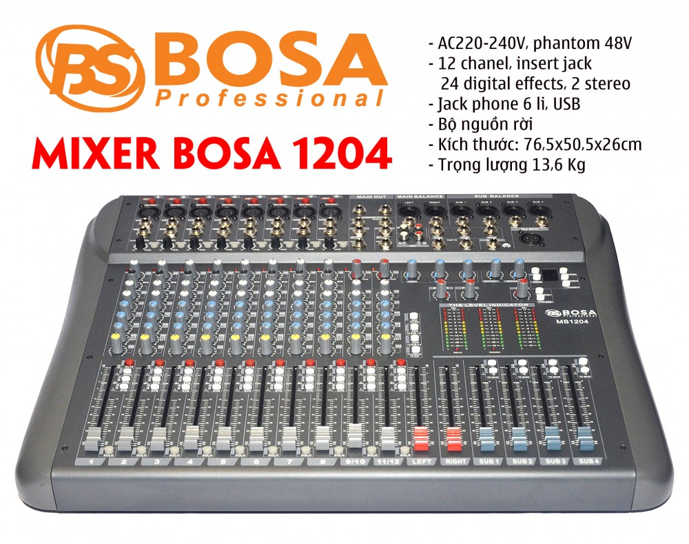 Mixer Bosa 1204