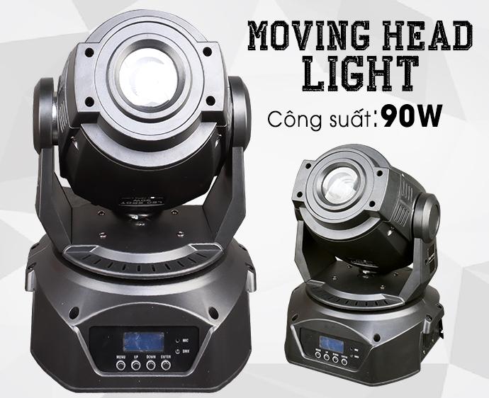 Đèn Led Moving Head Light 90W Đen