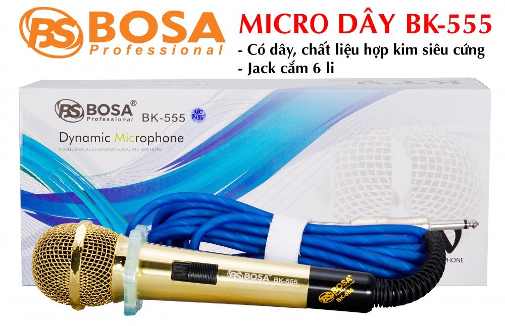 Micro Có dây Bosa BK-555